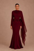 Amara Draped Maxi Dress